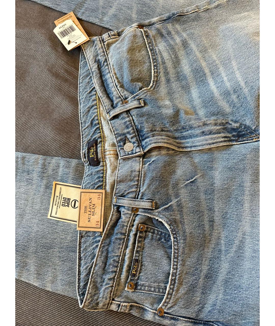POLO RALPH LAUREN Хлопковые джинсы, фото 4