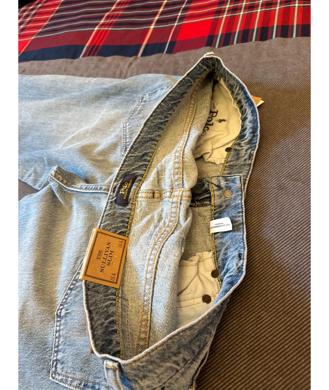 POLO RALPH LAUREN Хлопковые джинсы, фото 3