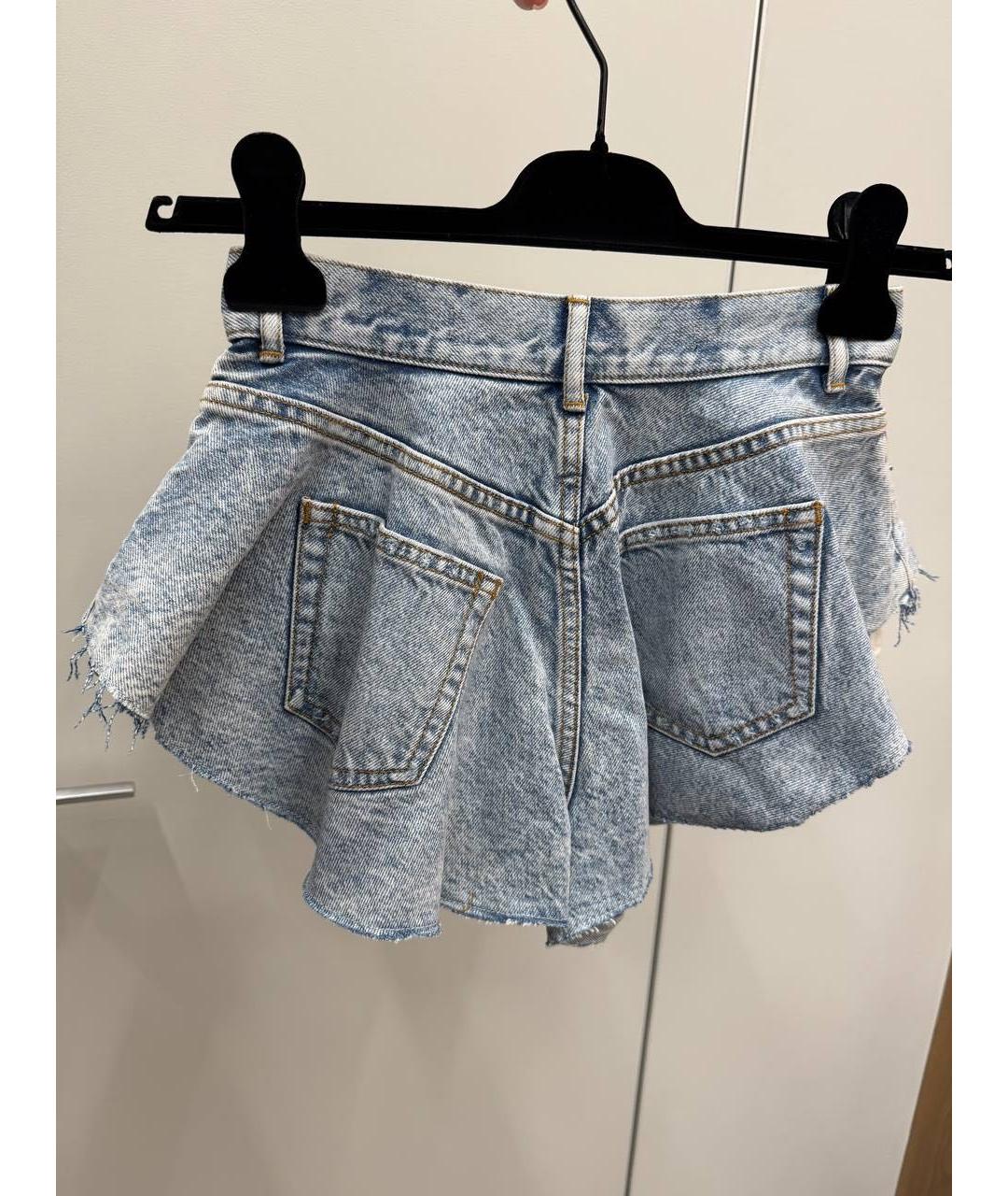 ALEXANDER WANG Голубые деним шорты, фото 2