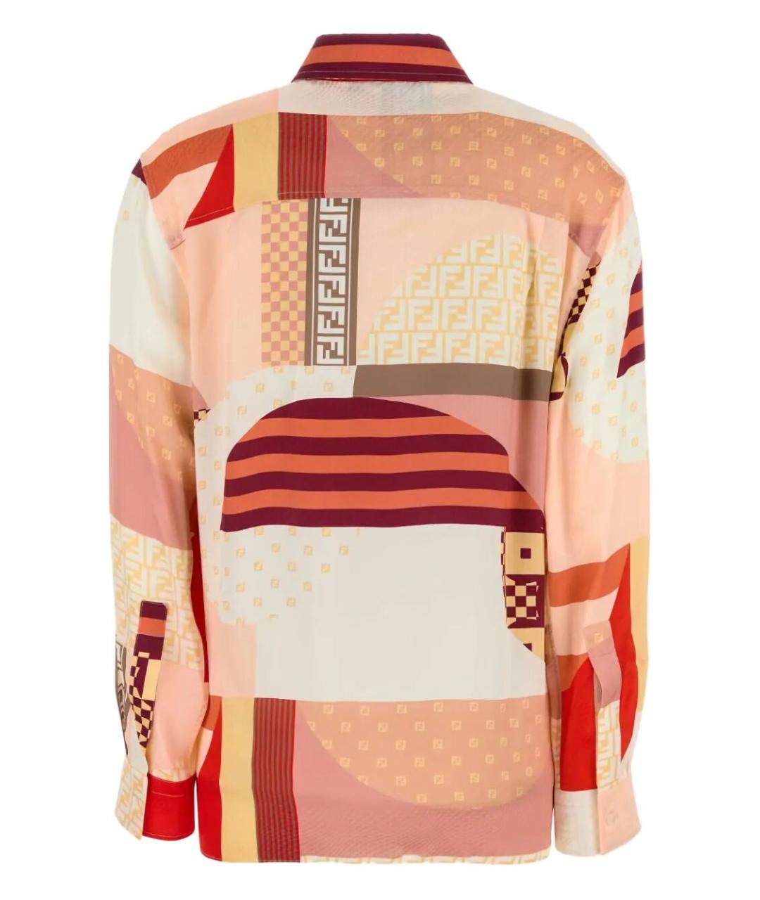 FENDI Мульти шелковая рубашка, фото 2