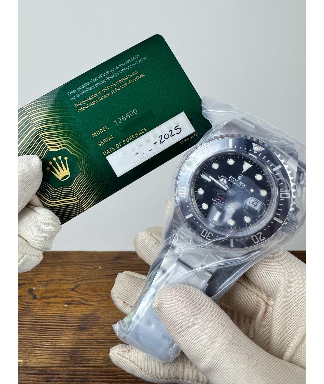 ROLEX Черные часы, фото 3