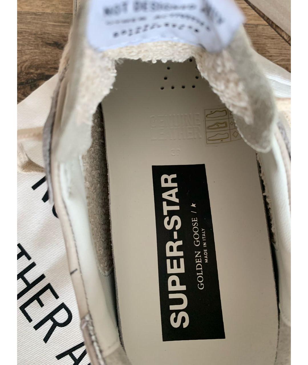 GOLDEN GOOSE DELUXE BRAND Белые кожаные кеды, фото 8