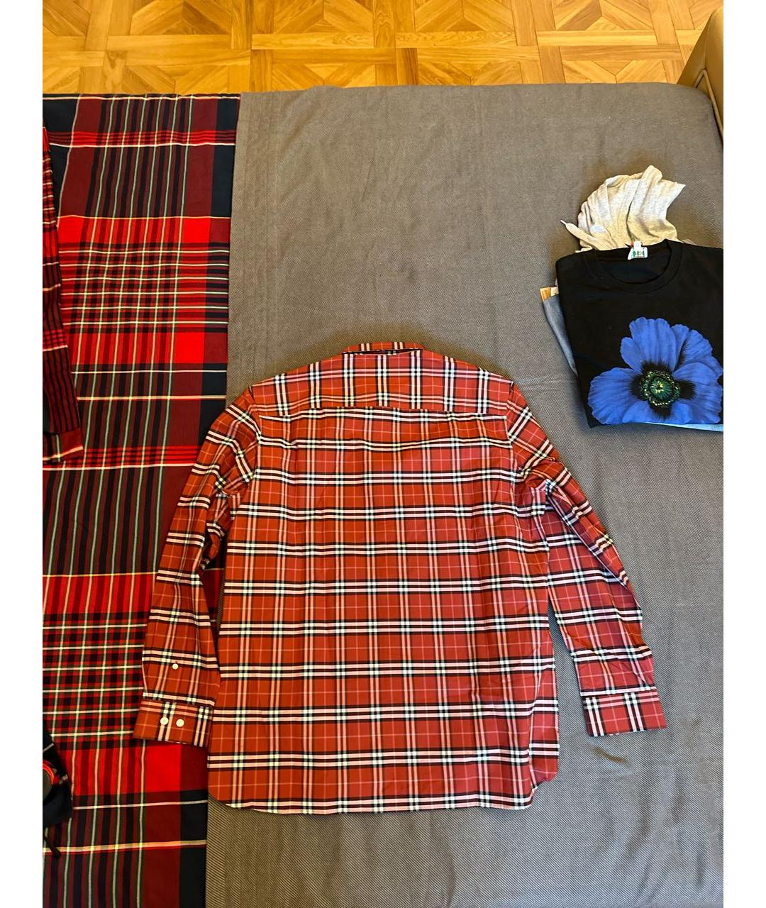 BURBERRY Хлопковая кэжуал рубашка, фото 7