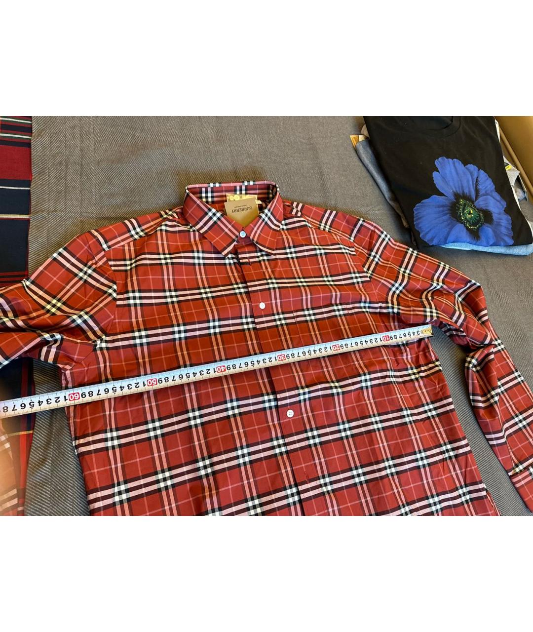 BURBERRY Хлопковая кэжуал рубашка, фото 5