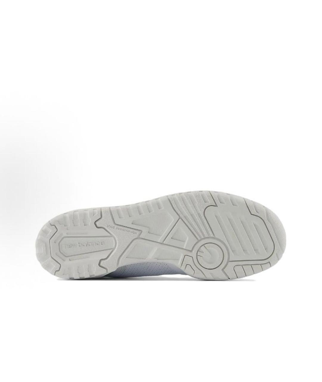 NEW BALANCE Белые кожаные низкие кроссовки / кеды, фото 5