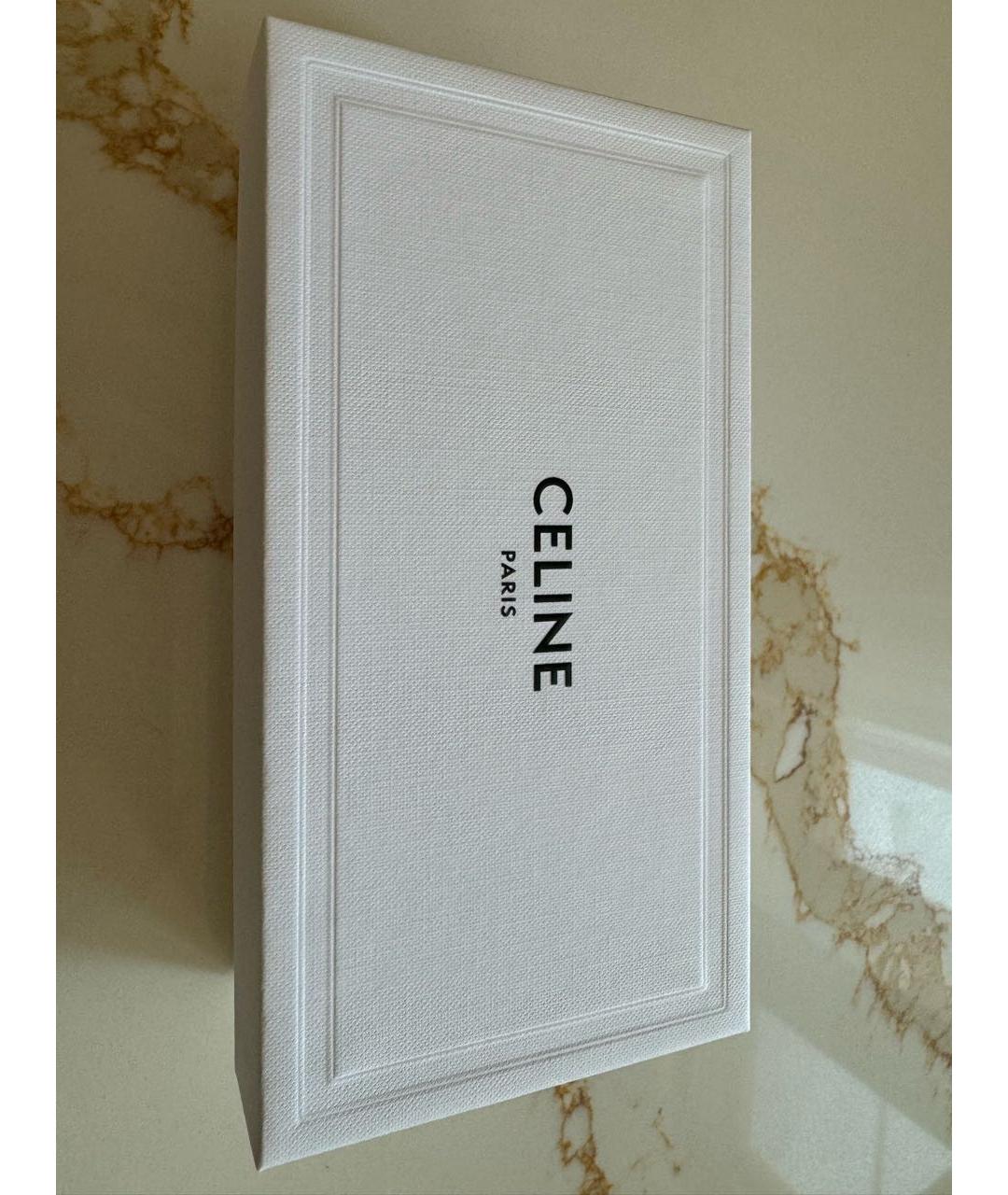 CELINE Черные пластиковые солнцезащитные очки, фото 6