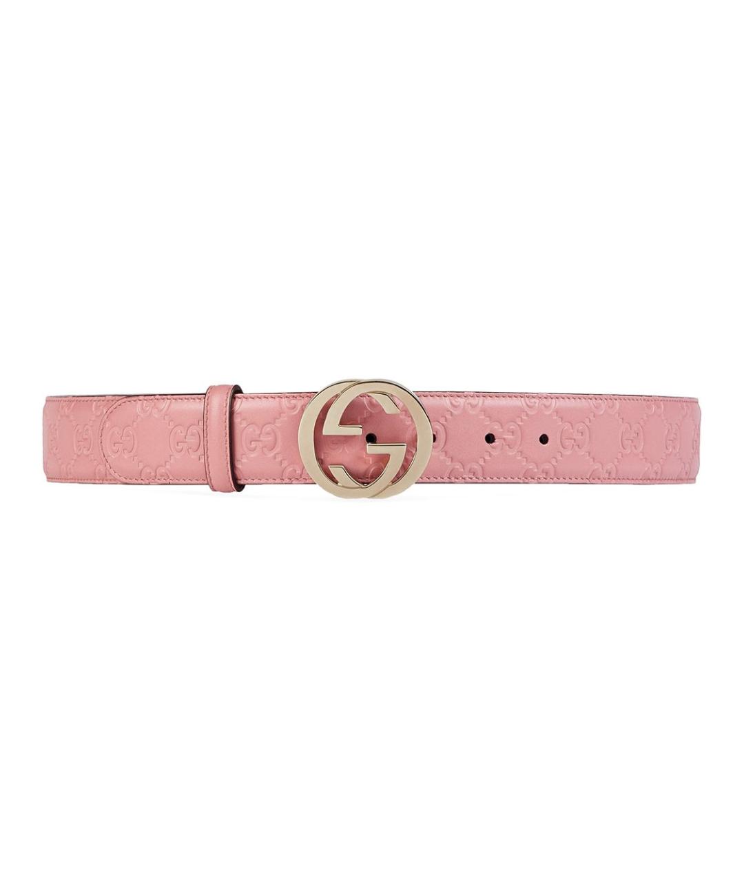 GUCCI Розовый ремень, фото 1