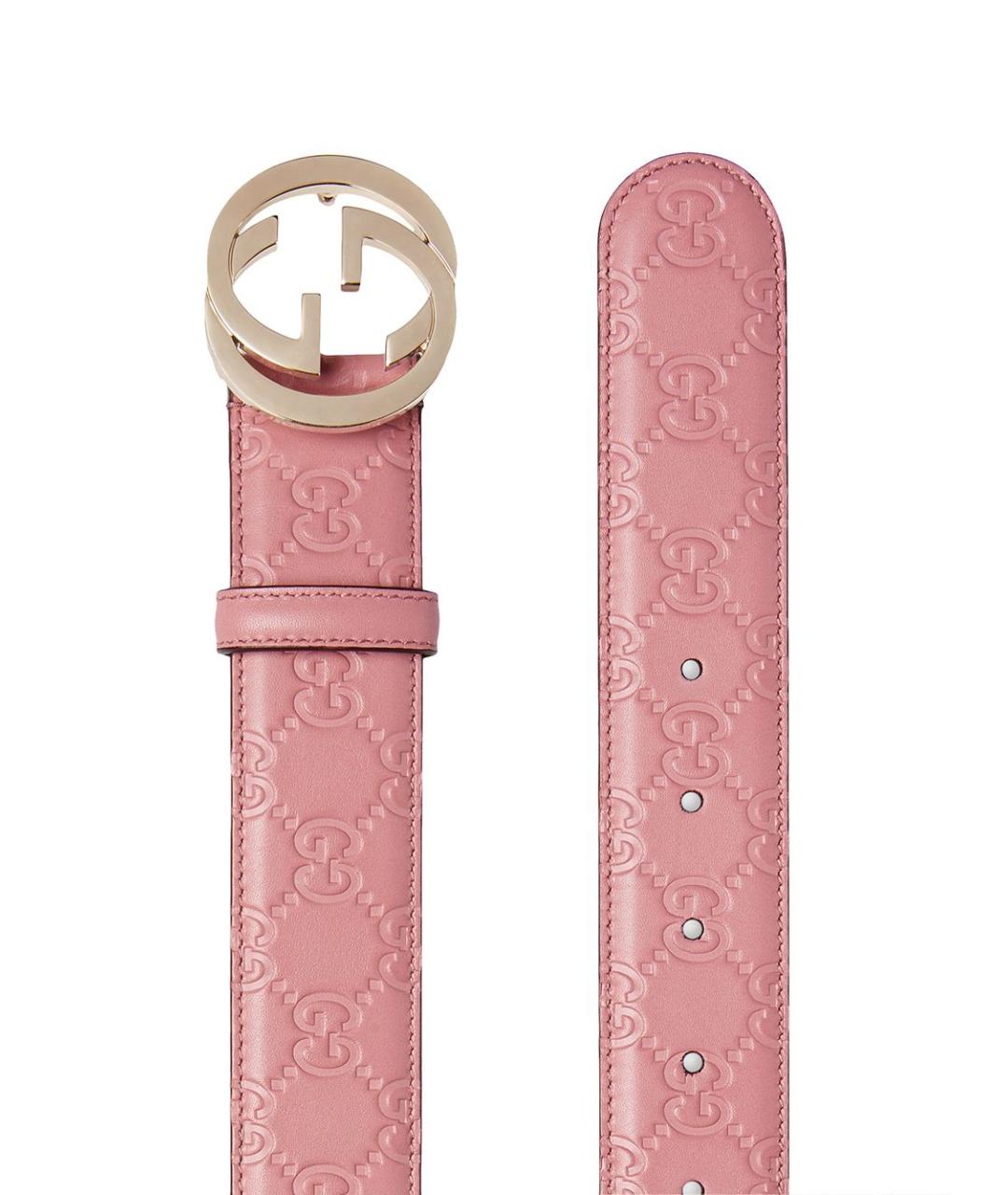 GUCCI Розовый ремень, фото 2