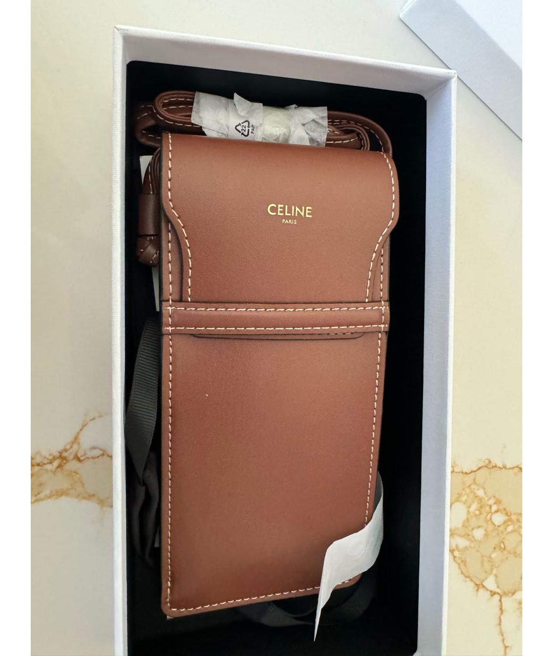 CELINE Золотые металлические солнцезащитные очки, фото 5