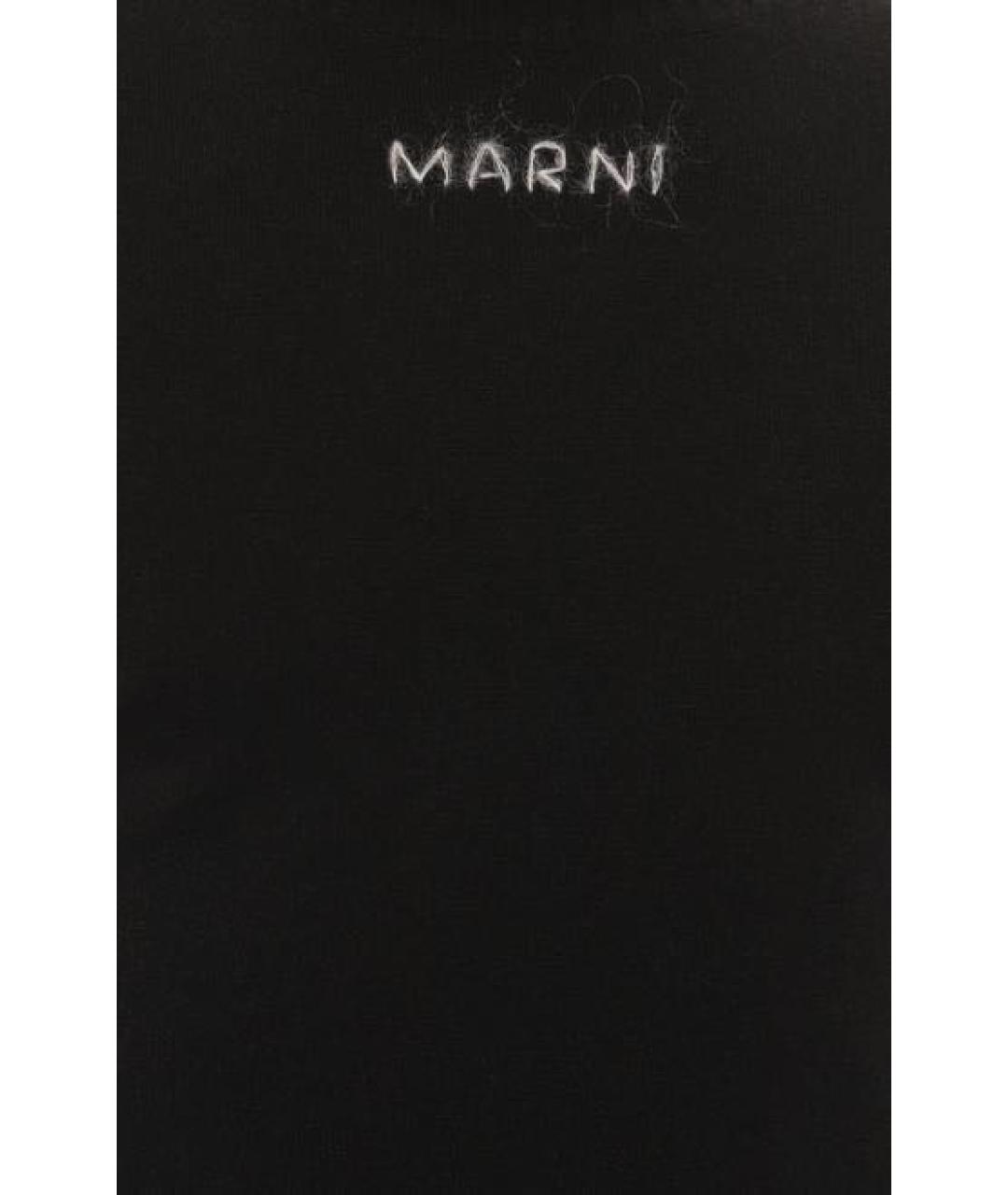 MARNI Черный шерстяной джемпер / свитер, фото 2