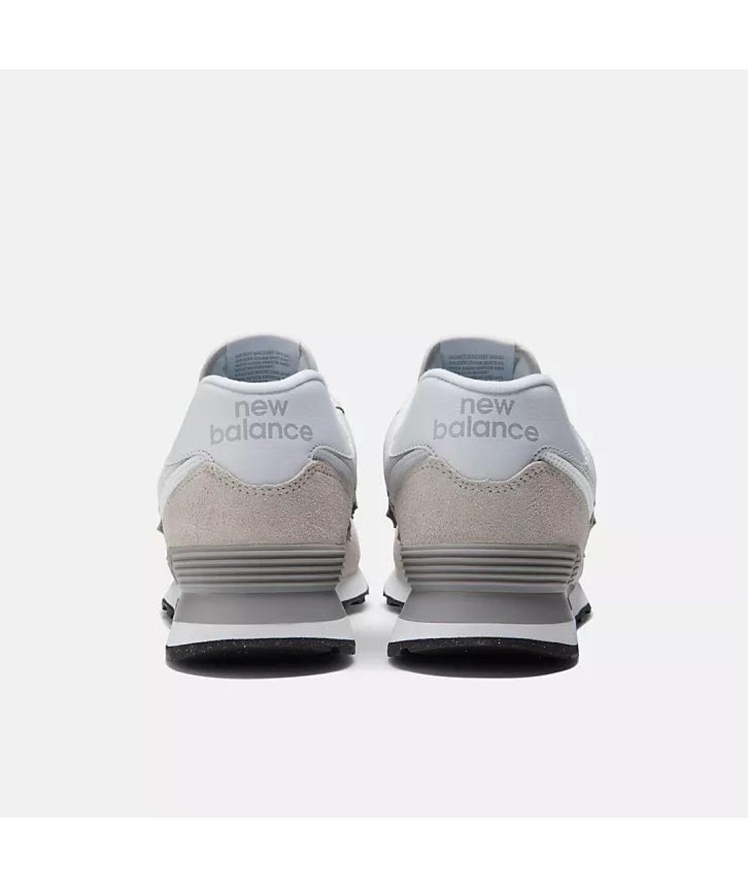 NEW BALANCE Серые замшевые кроссовки, фото 3