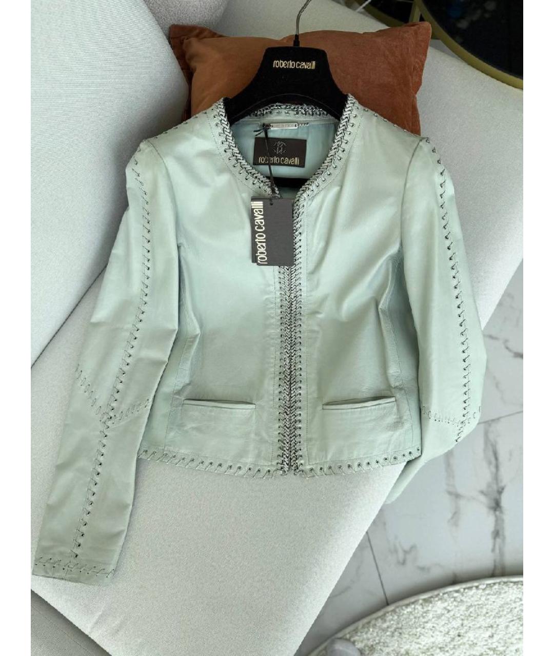 ROBERTO CAVALLI Кожаная куртка, фото 3