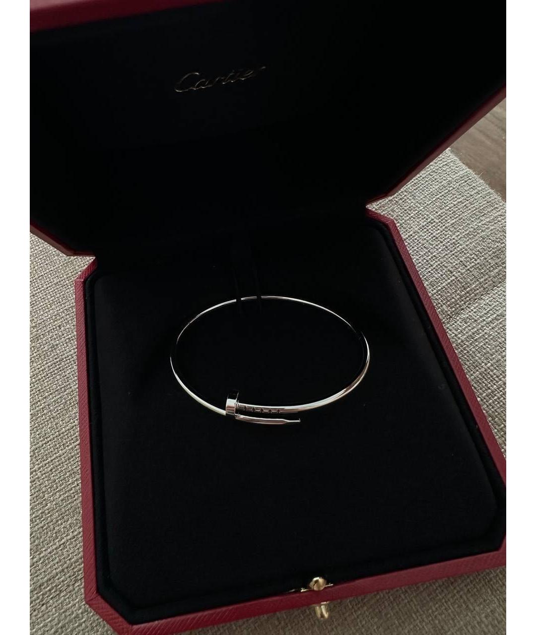CARTIER Белый браслет из белого золота, фото 5