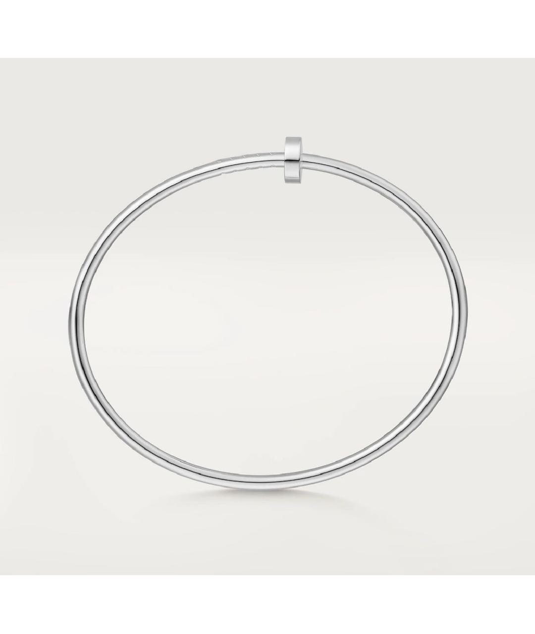 CARTIER Белый браслет из белого золота, фото 4