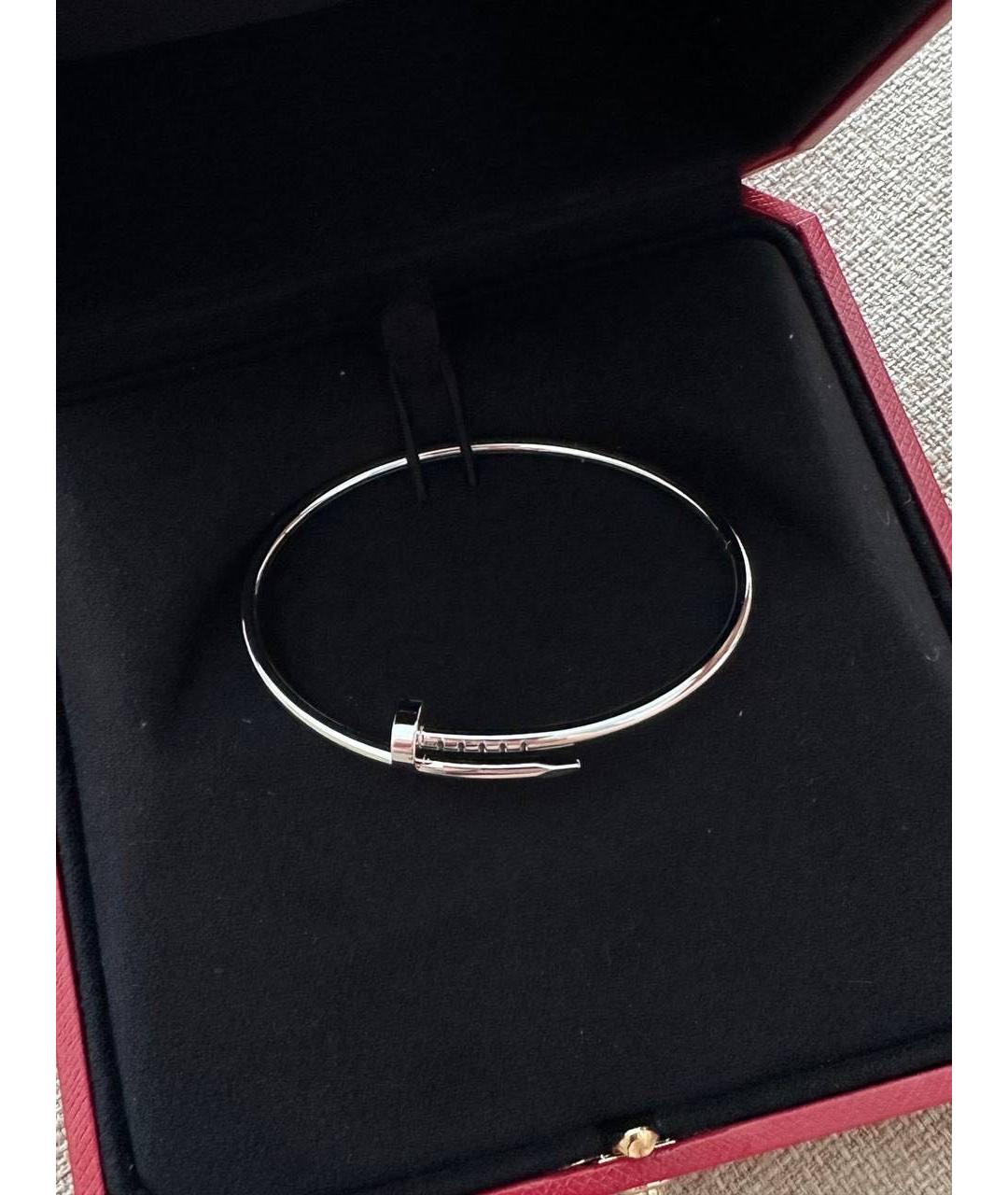CARTIER Белый браслет из белого золота, фото 6