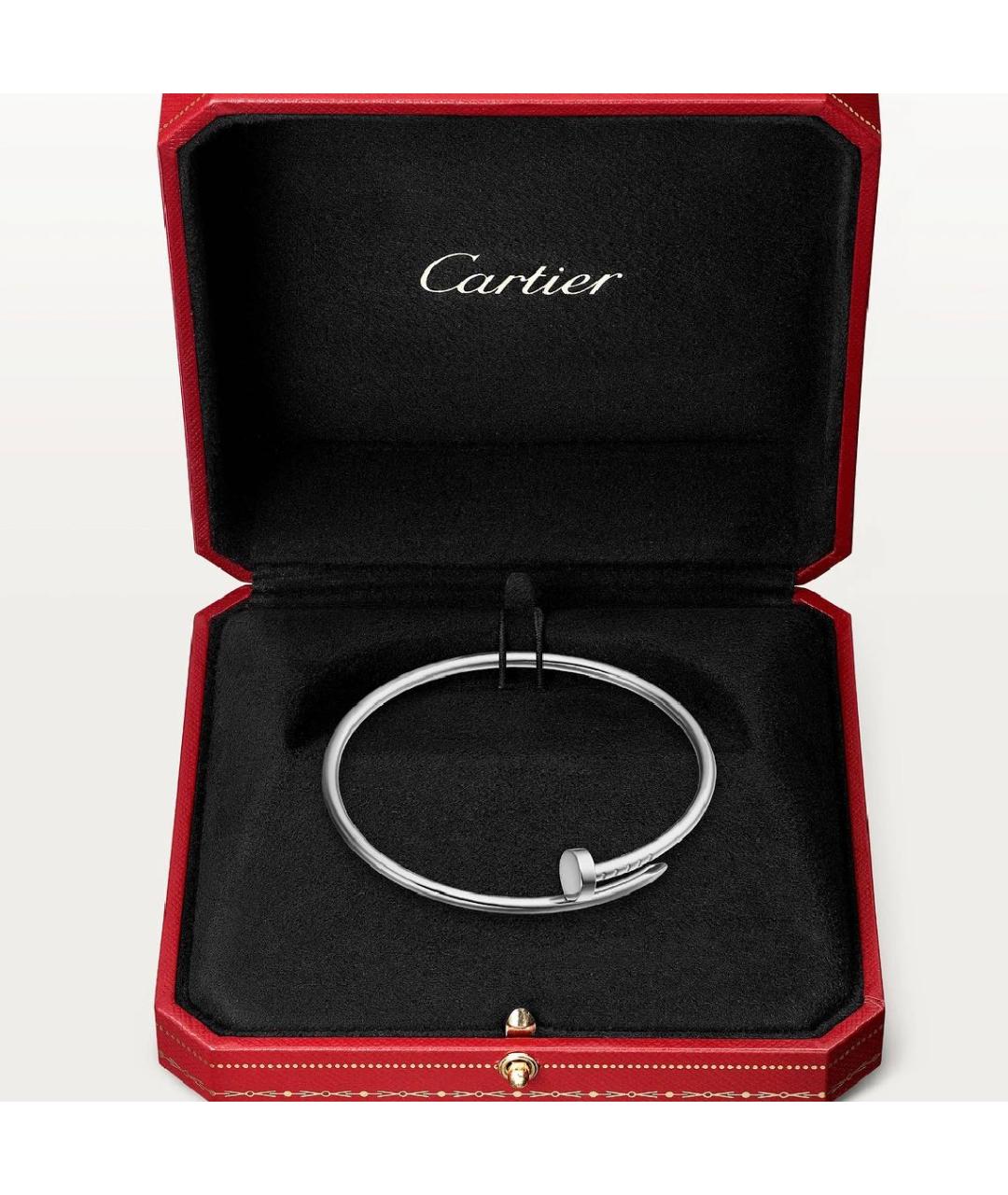 CARTIER Белый браслет из белого золота, фото 8
