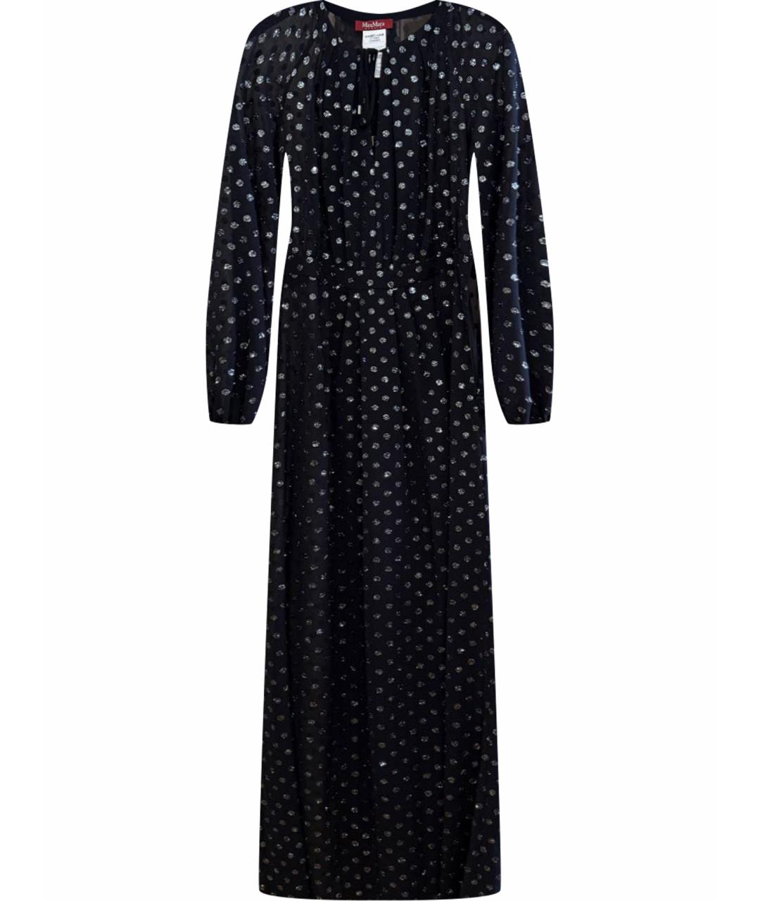 MAX MARA STUDIO Черное вискозное вечернее платье, фото 1