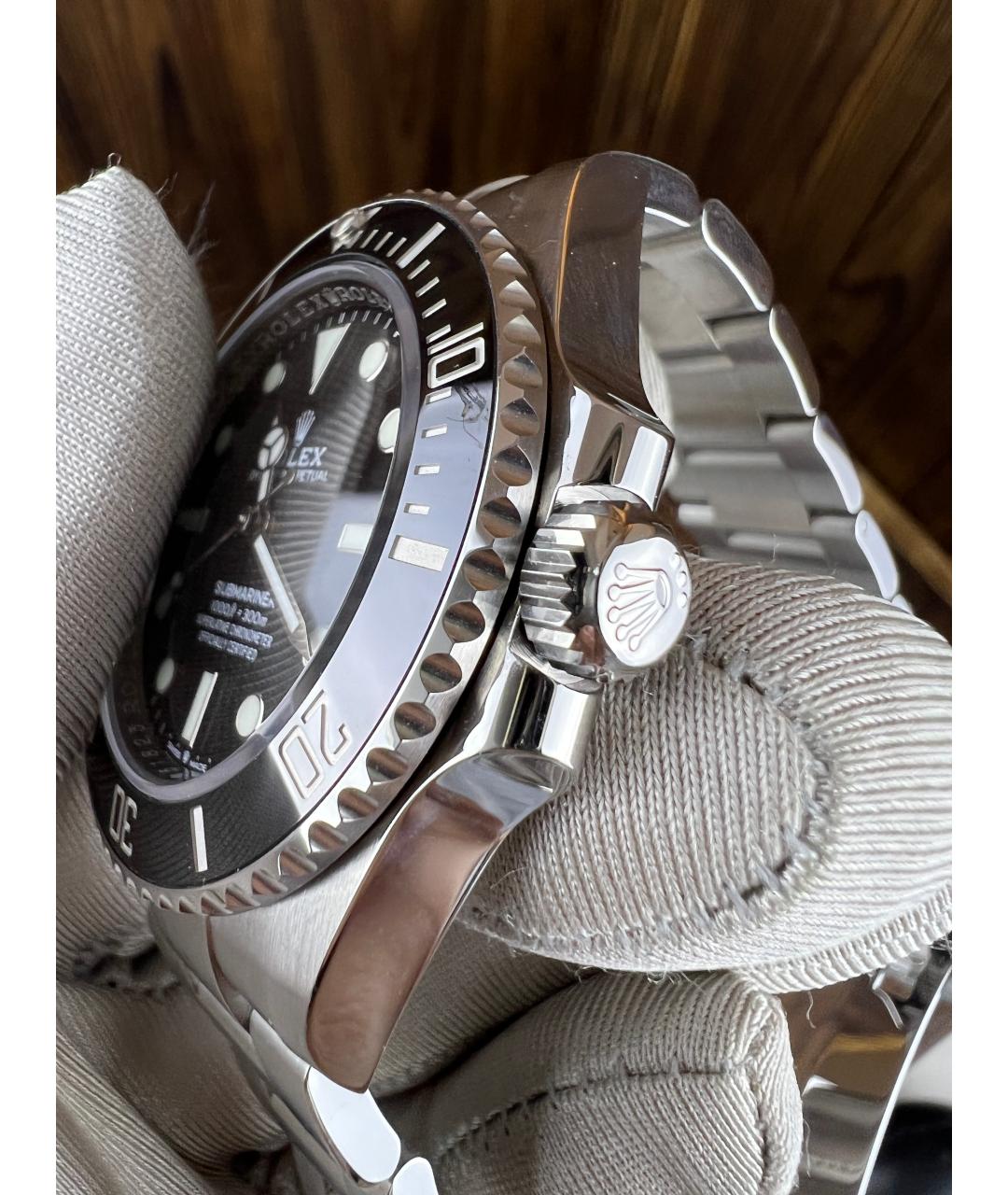 ROLEX Черные часы, фото 4