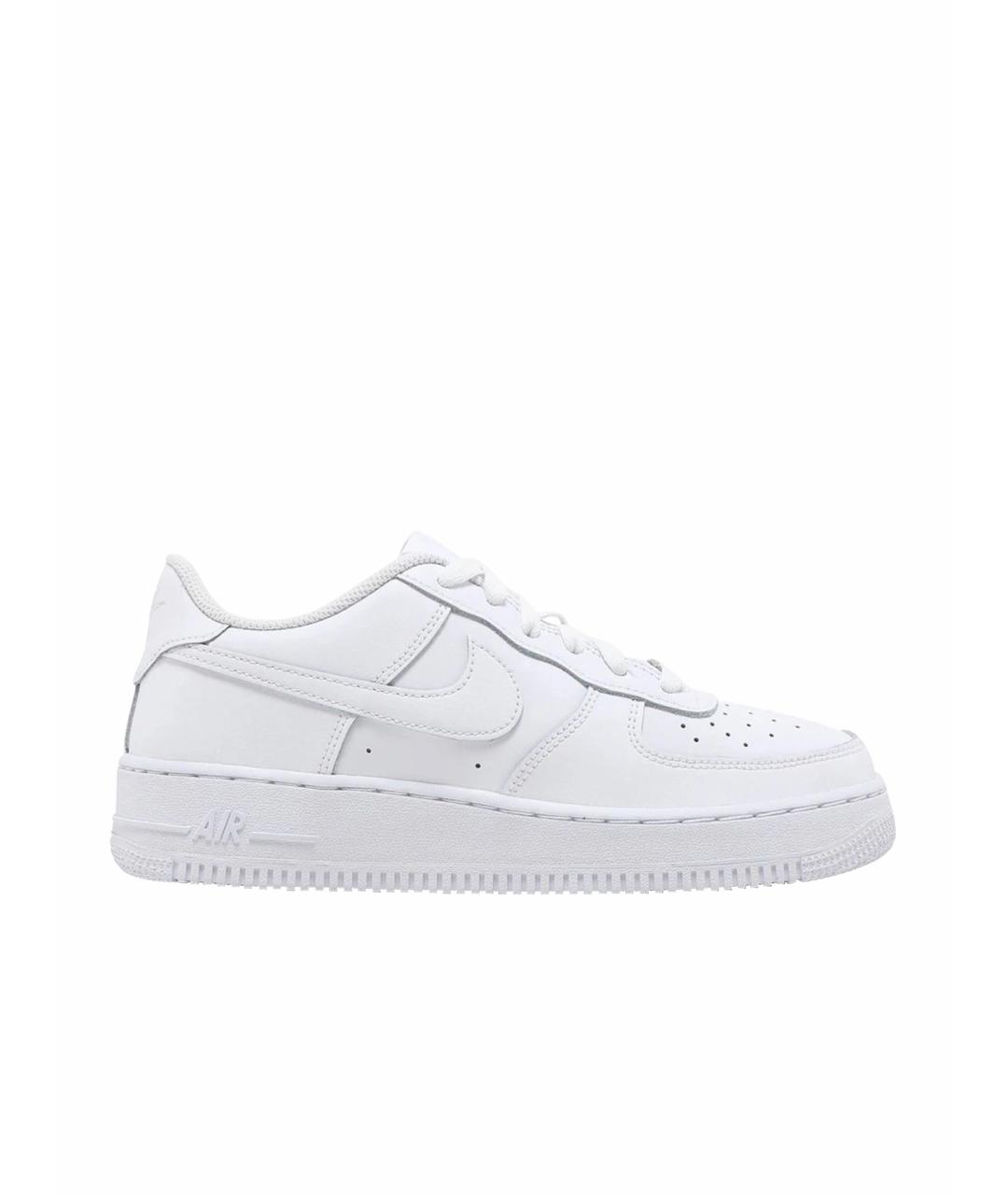 NIKE Белые кожаные кроссовки, фото 1