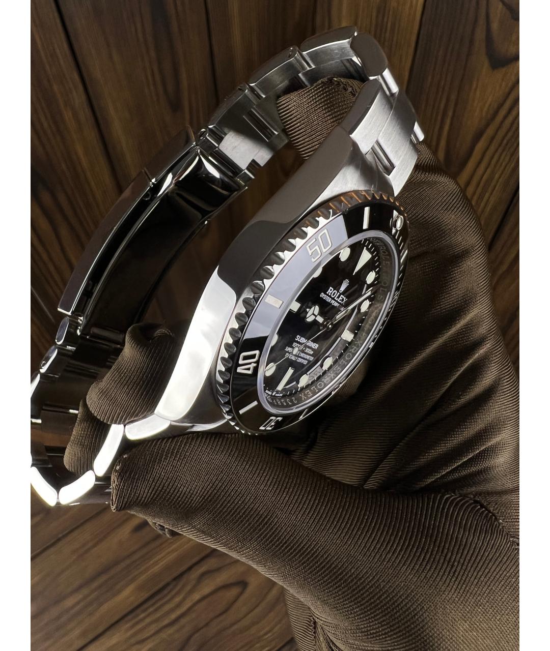 ROLEX Черные часы, фото 5