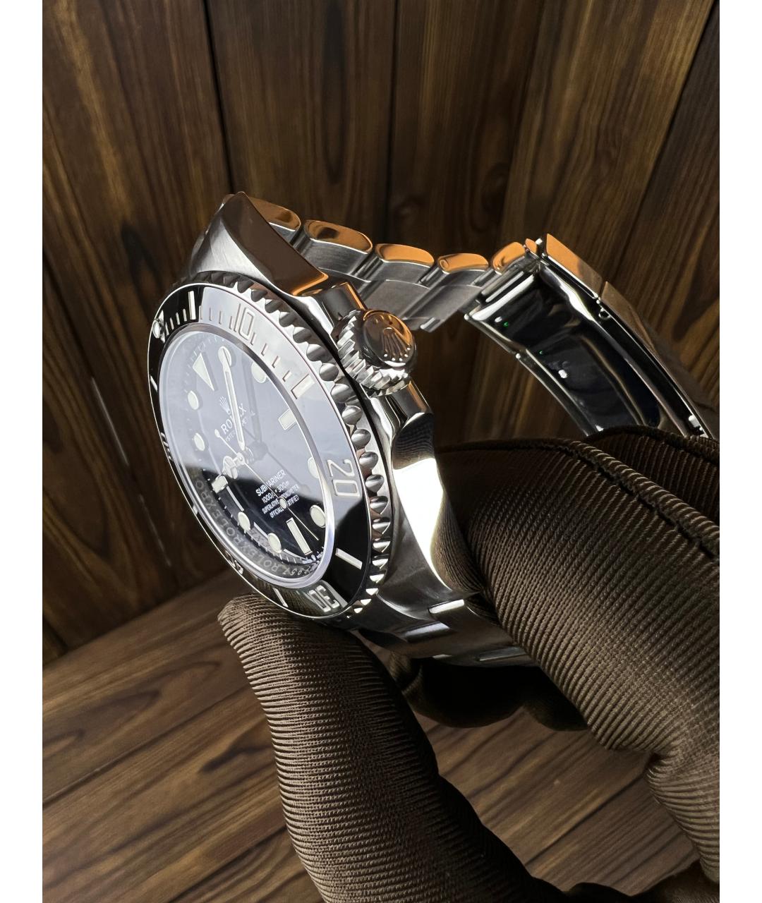 ROLEX Черные часы, фото 4