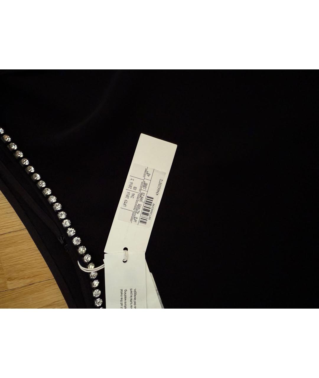 MCQ ALEXANDER MCQUEEN Черное вискозное коктейльное платье, фото 3