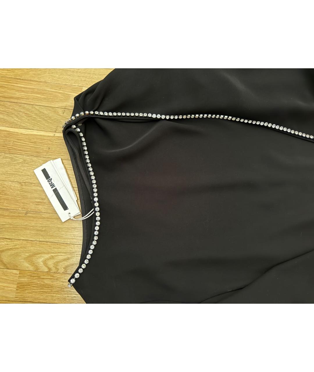 MCQ ALEXANDER MCQUEEN Черное вискозное коктейльное платье, фото 2