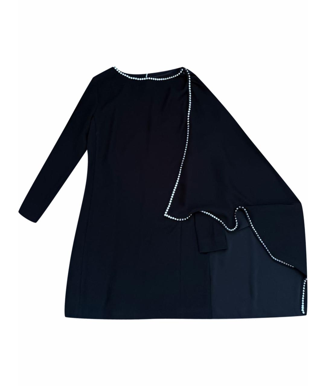 MCQ ALEXANDER MCQUEEN Черное вискозное коктейльное платье, фото 1