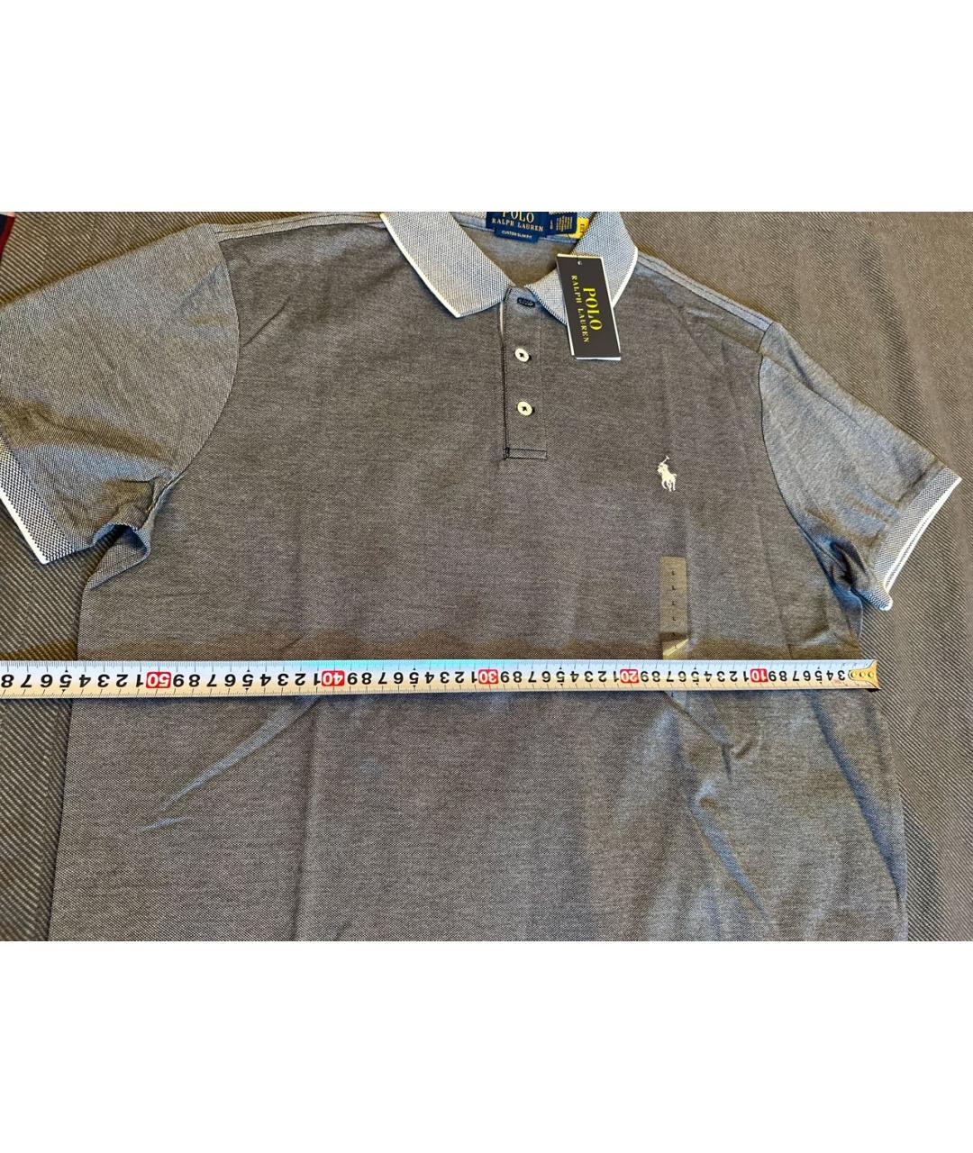 POLO RALPH LAUREN Хлопковое поло с коротким рукавом, фото 5