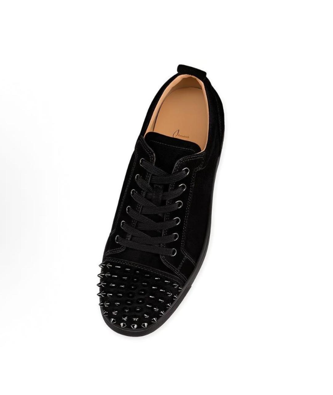 CHRISTIAN LOUBOUTIN Черные низкие кроссовки / кеды, фото 3