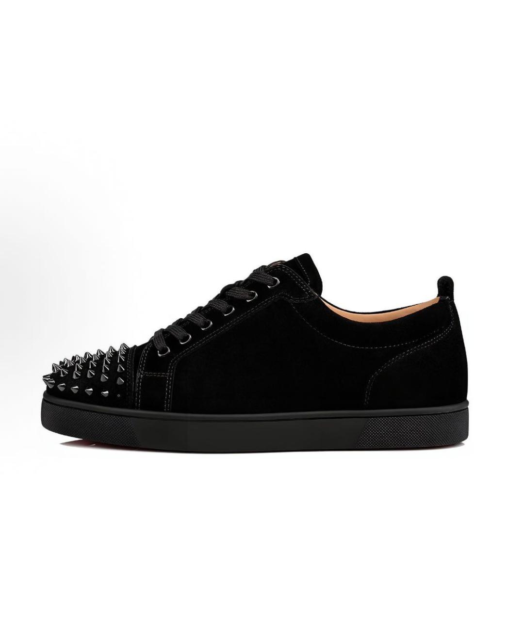 CHRISTIAN LOUBOUTIN Черные низкие кроссовки / кеды, фото 6
