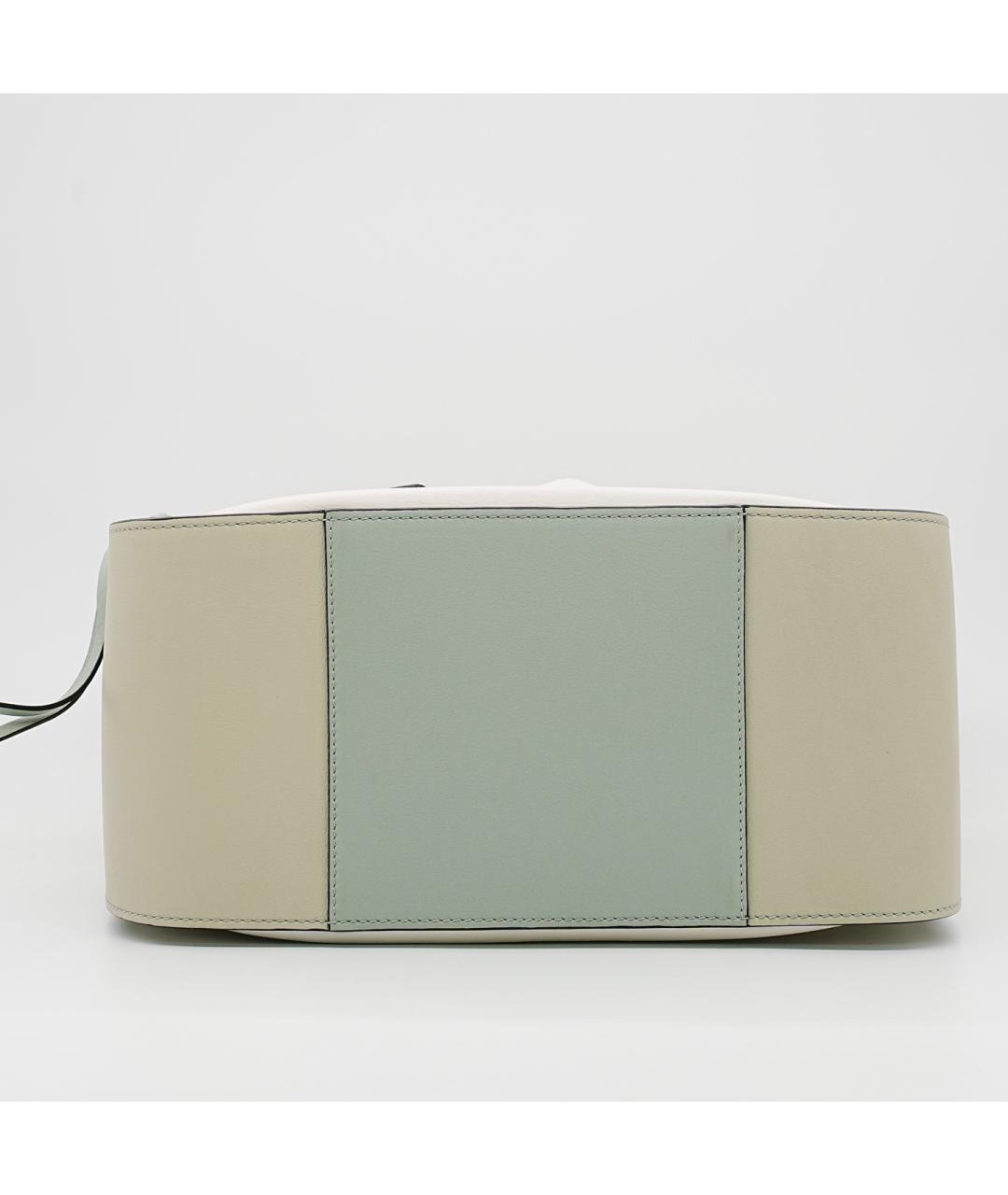 LOEWE Белая кожаная сумка тоут, фото 7