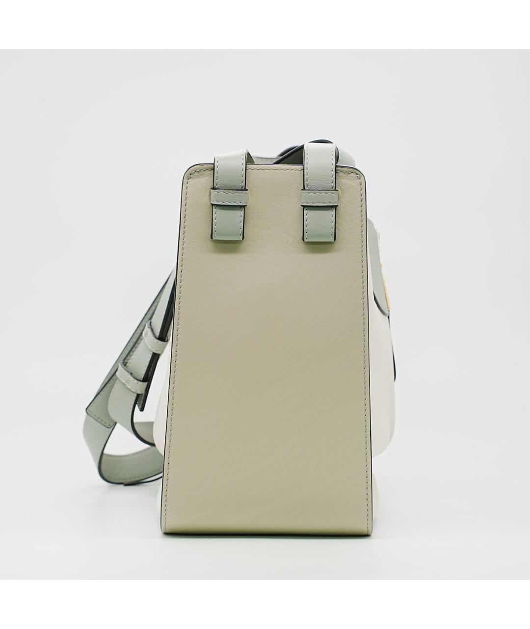 LOEWE Белая кожаная сумка тоут, фото 6