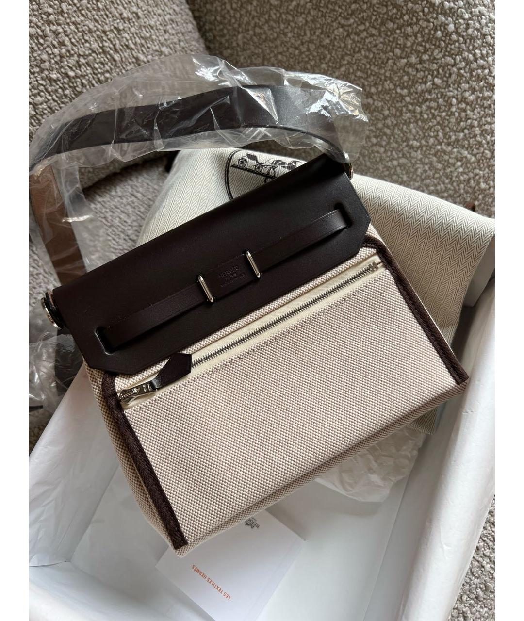 HERMES Бордовая кожаная сумка через плечо, фото 3