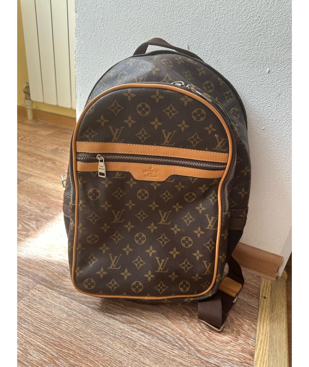 LOUIS VUITTON Коричневый рюкзак, фото 7