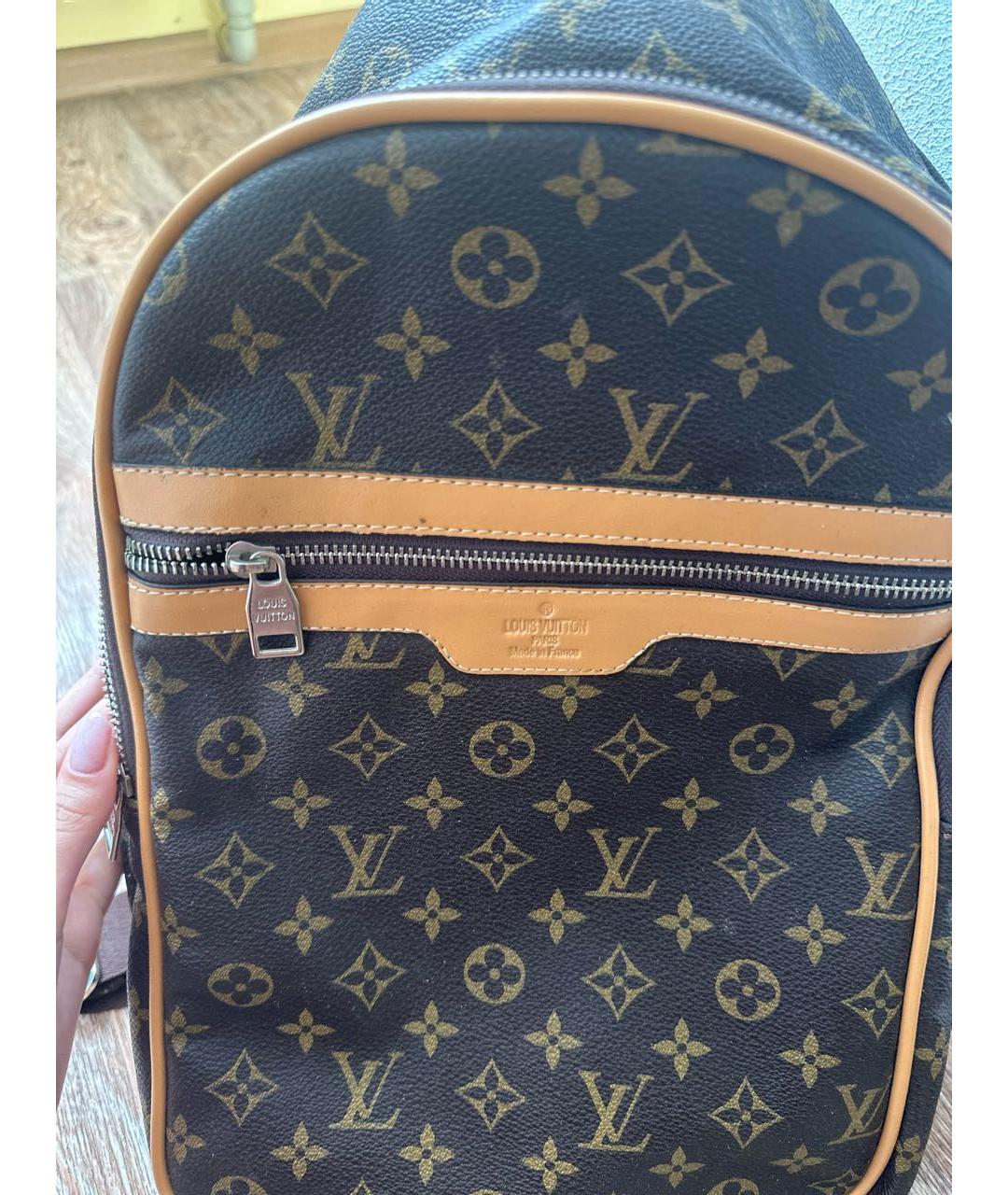 LOUIS VUITTON Коричневый рюкзак, фото 6