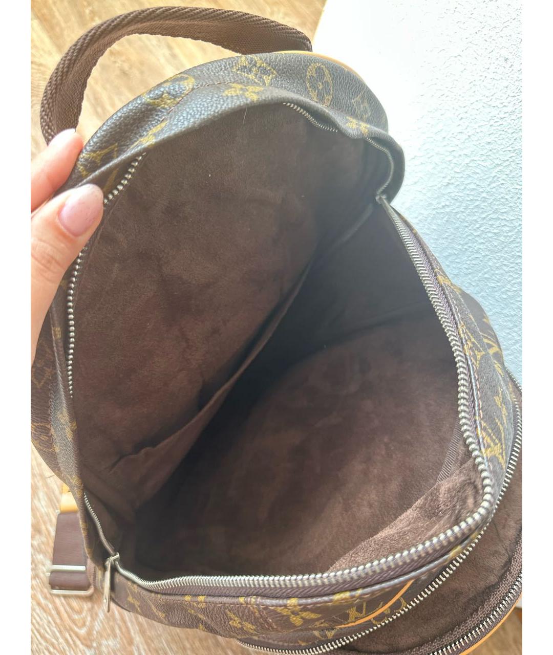 LOUIS VUITTON Коричневый рюкзак, фото 4