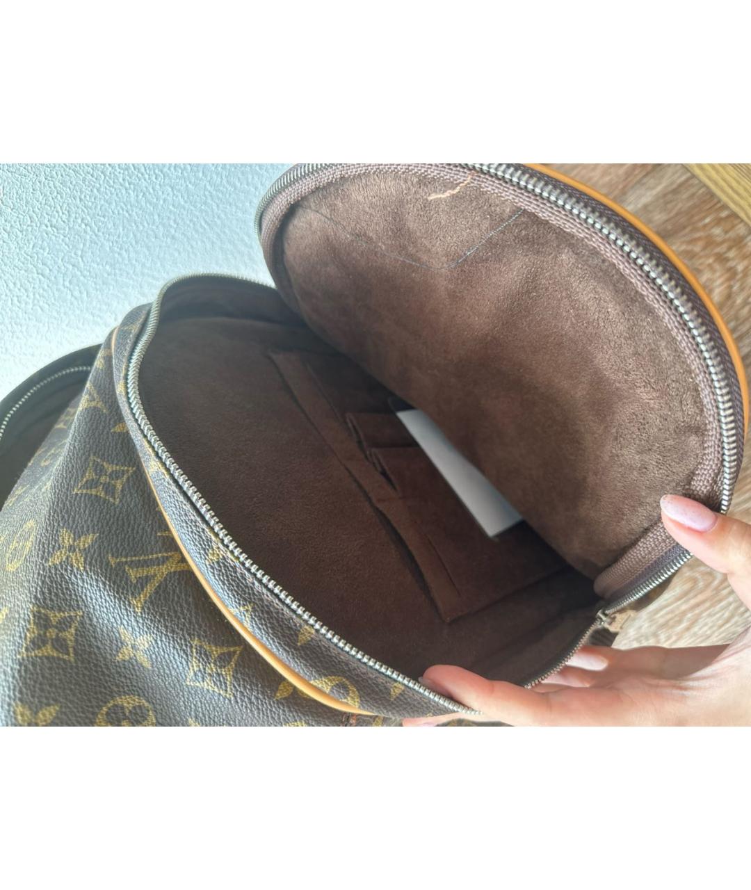 LOUIS VUITTON Коричневый рюкзак, фото 5