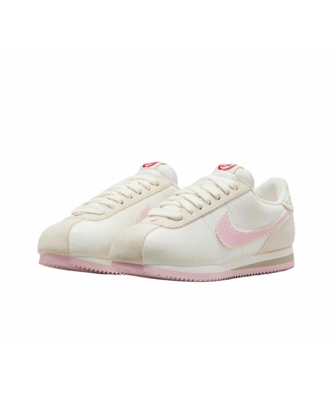 NIKE Белые кожаные кроссовки, фото 2