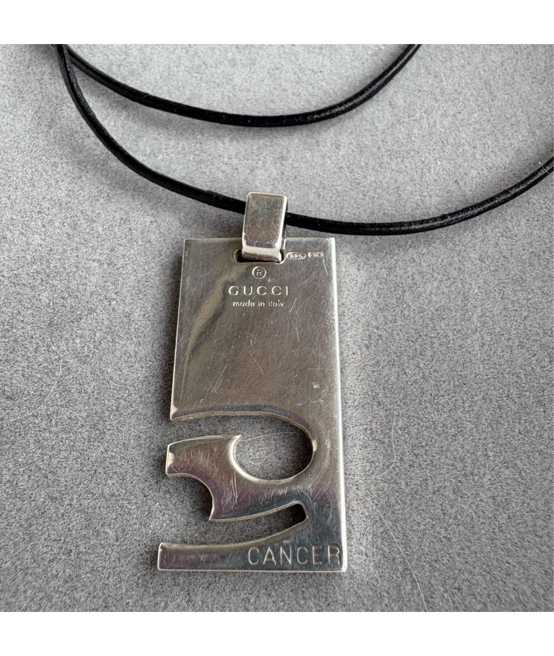 GUCCI Серебряная серебряная цепочка/подвеска, фото 2