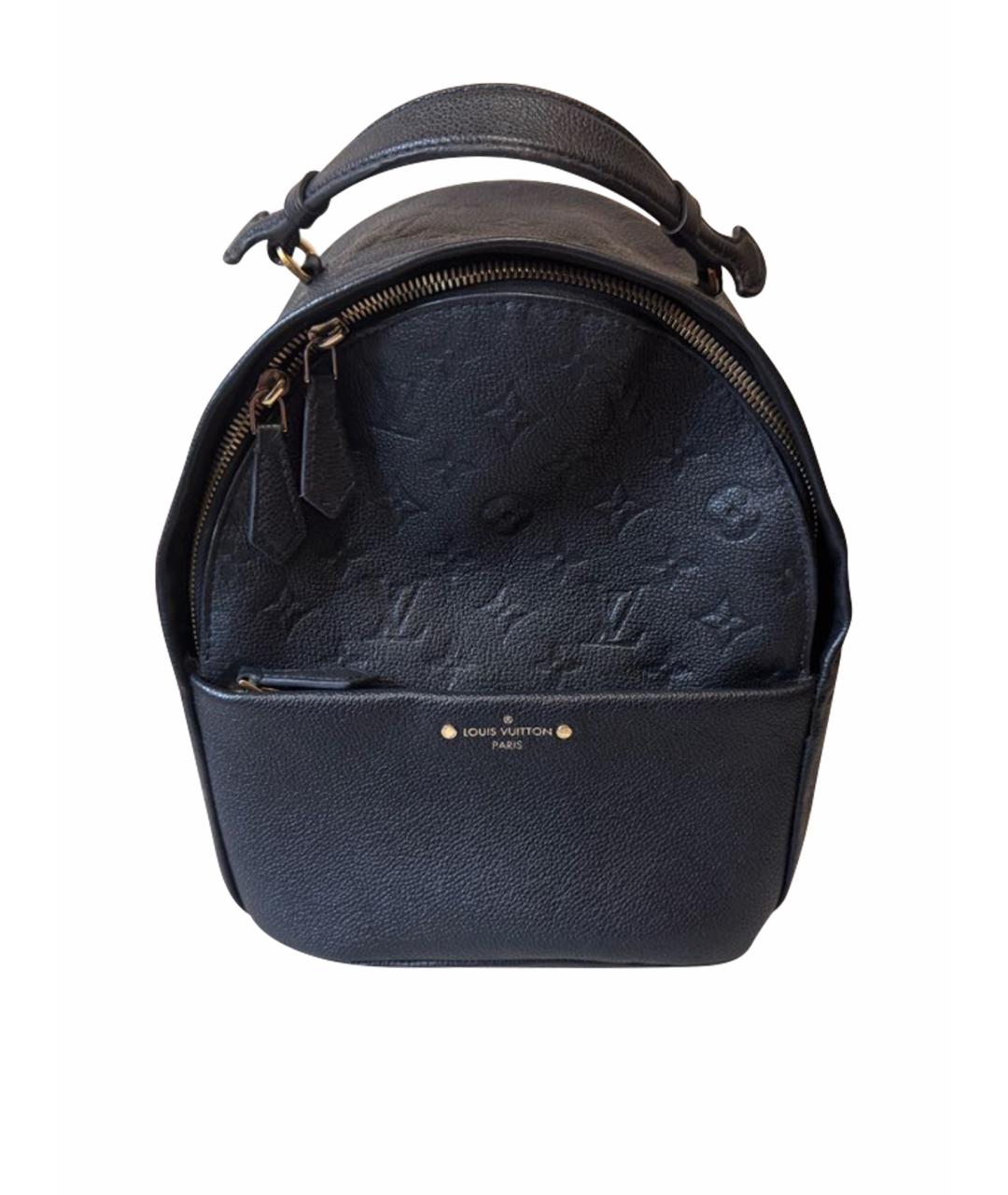 LOUIS VUITTON Черный кожаный рюкзак, фото 1