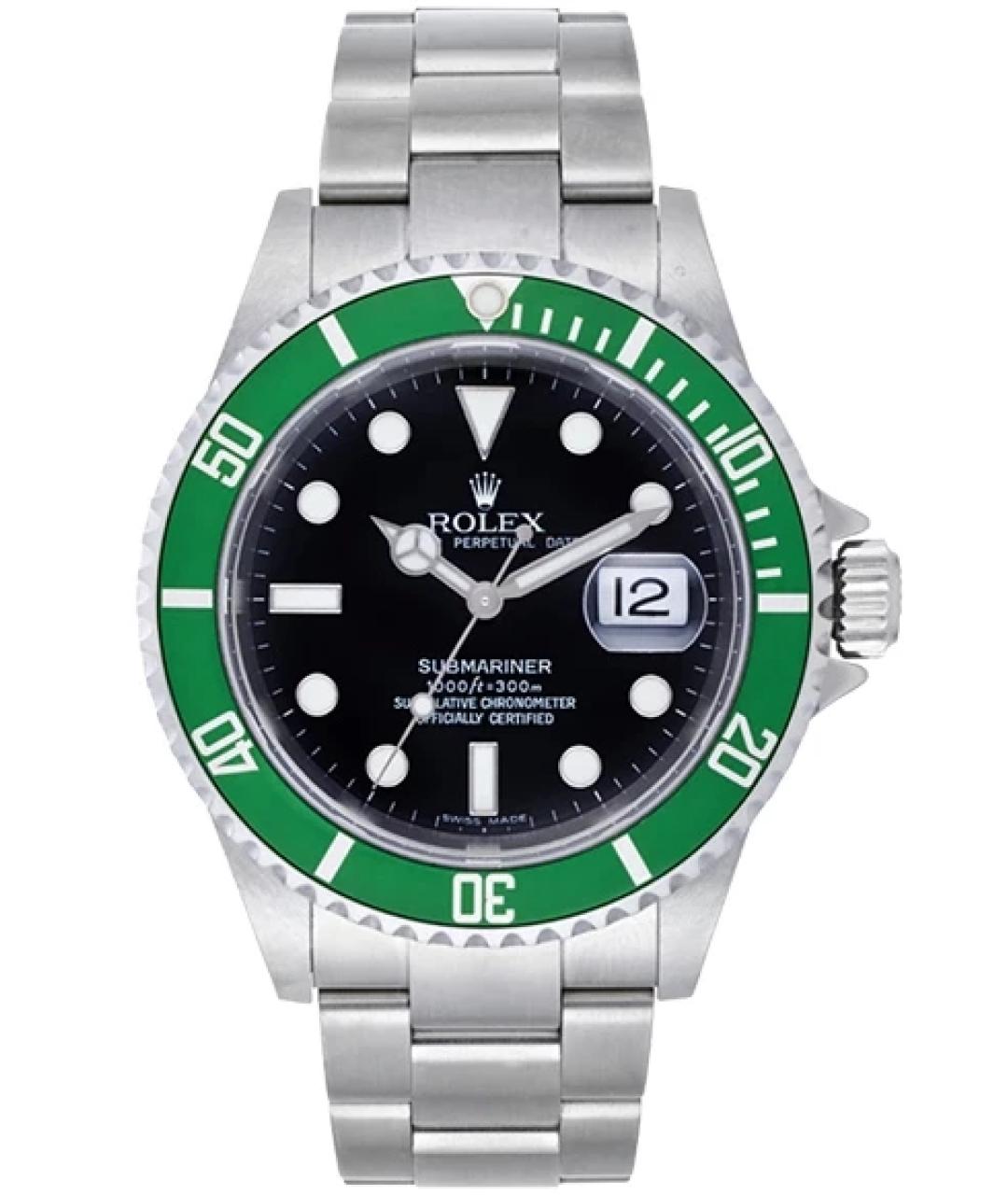 ROLEX Зеленые часы, фото 1