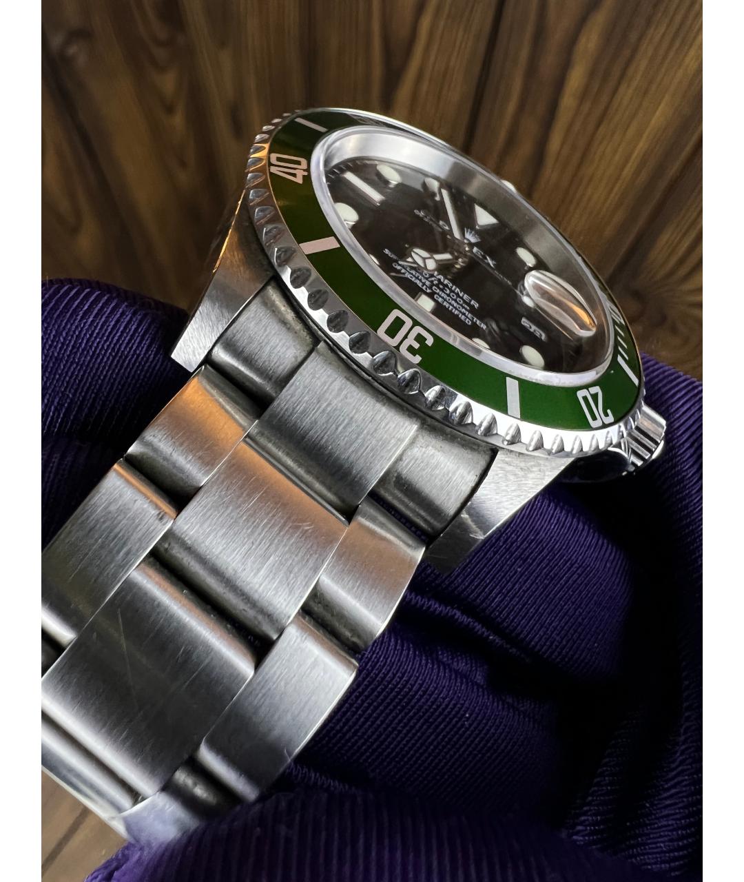ROLEX Зеленые часы, фото 3