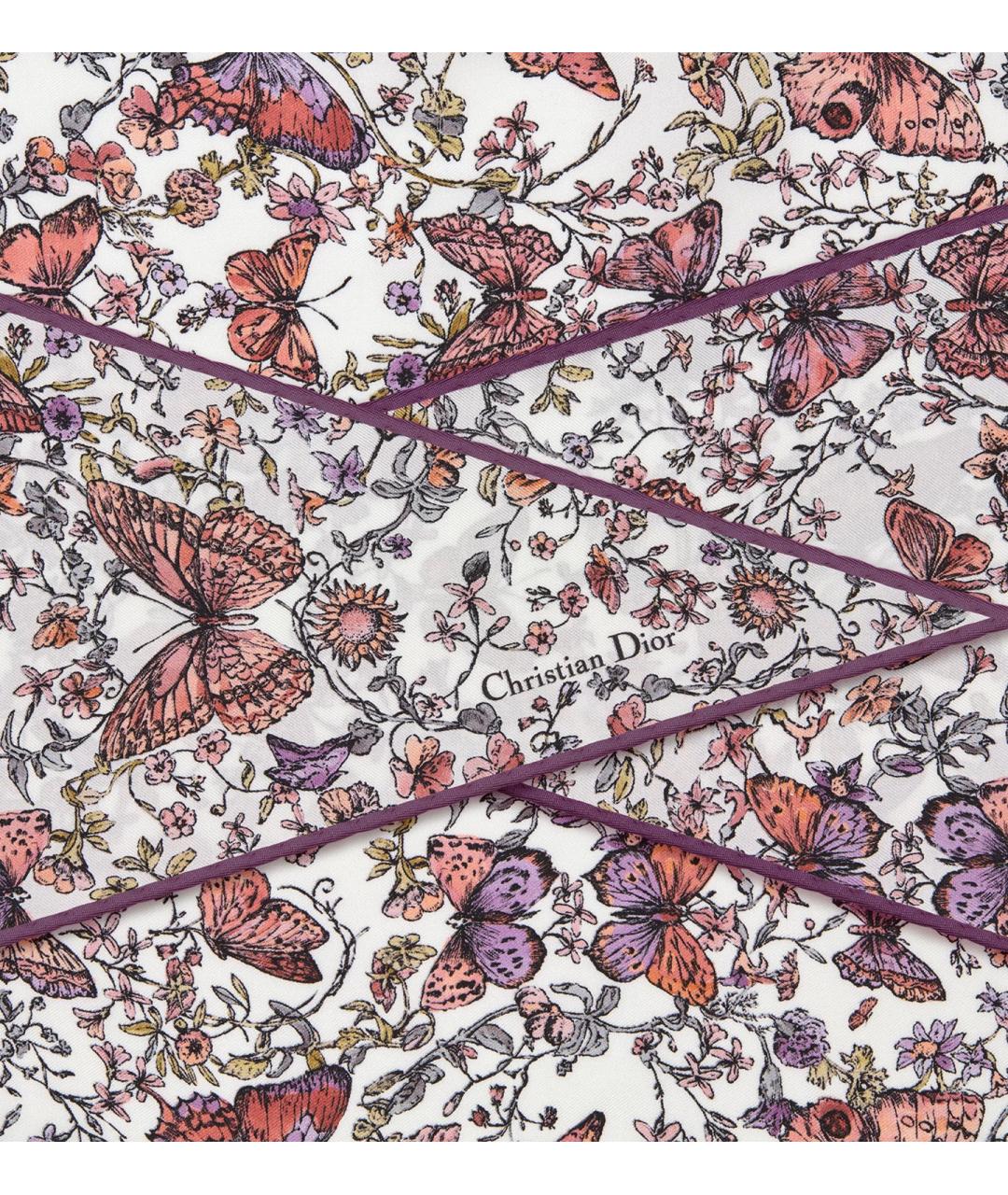 CHRISTIAN DIOR Мульти шелковый платок, фото 3