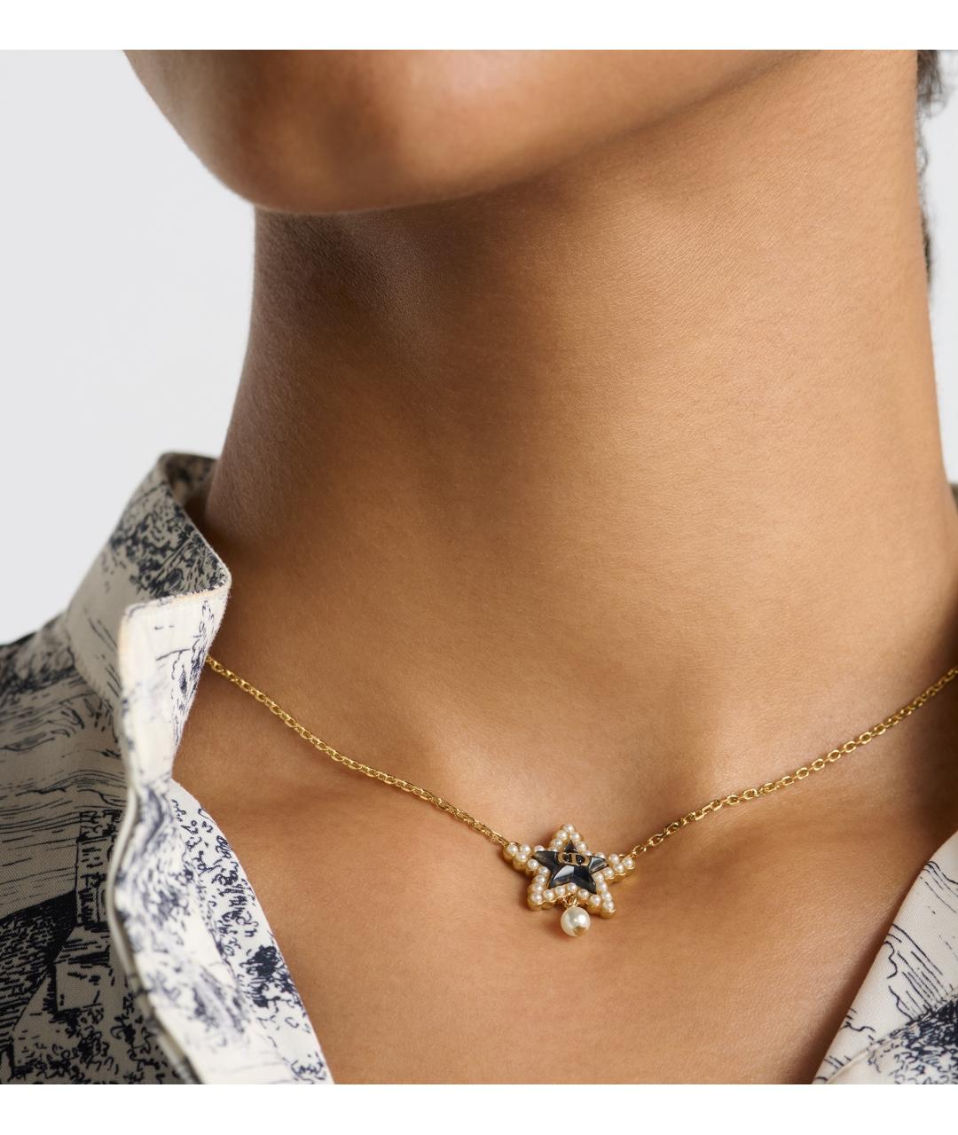 CHRISTIAN DIOR Золотое колье, фото 2