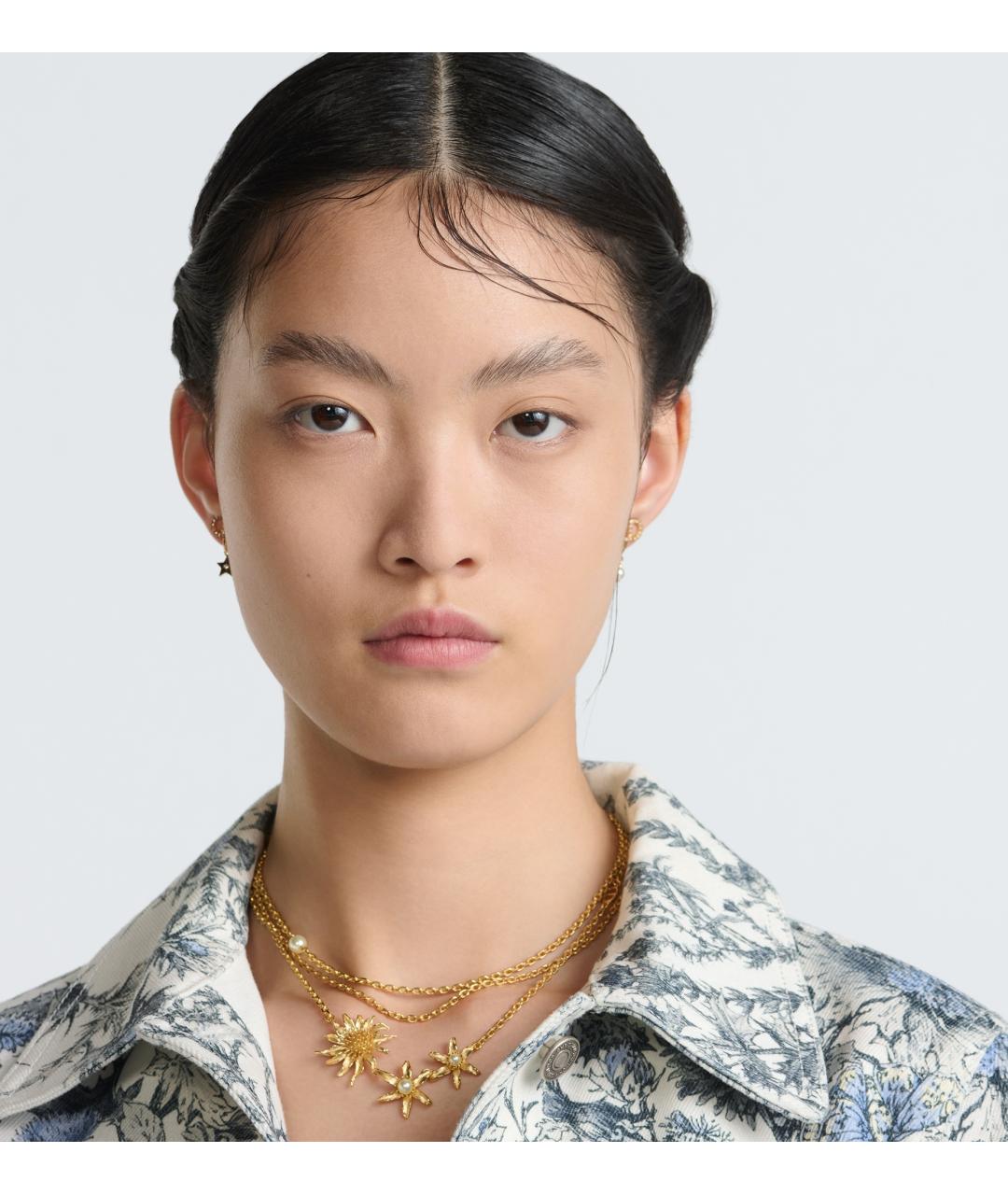 CHRISTIAN DIOR Золотое колье, фото 3