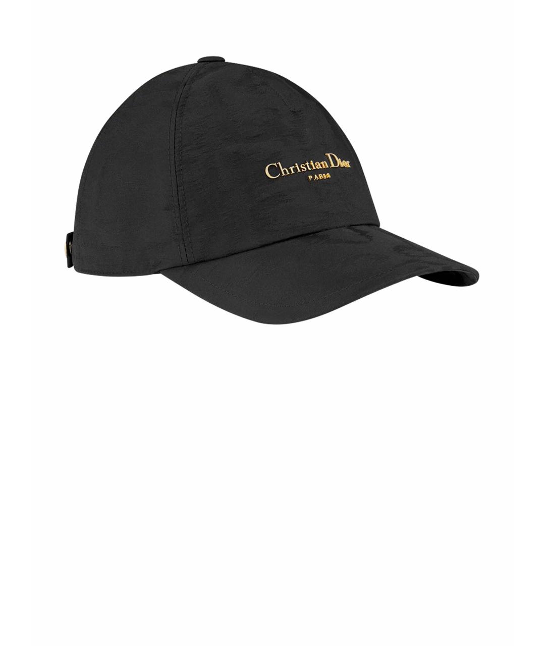 CHRISTIAN DIOR Черная синтетическая кепка, фото 1