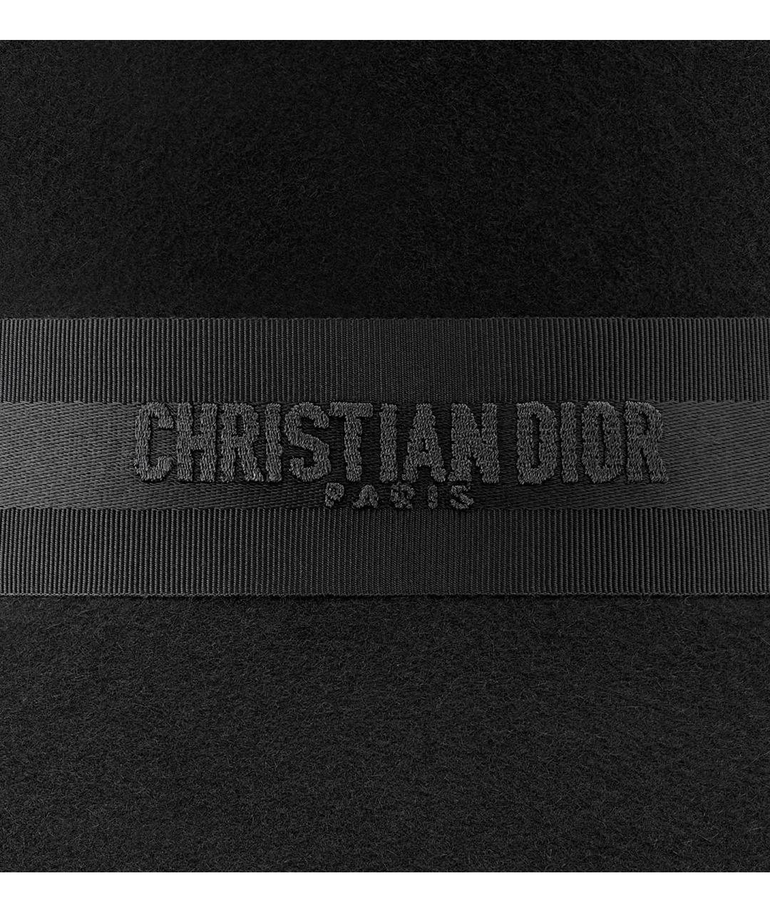 CHRISTIAN DIOR Черная шляпа, фото 3