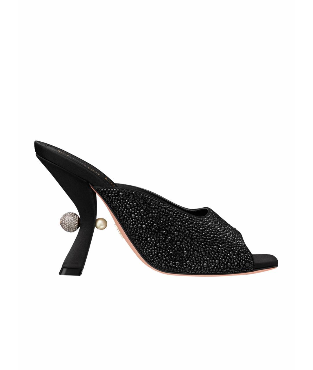 CHRISTIAN DIOR Черные мюли, фото 4