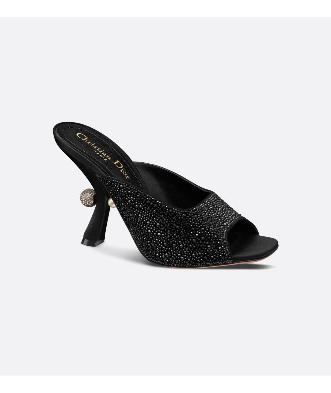 CHRISTIAN DIOR Черные мюли, фото 2